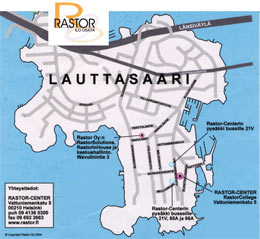 Rastor  Lauttasaaressa